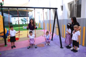 Courtyard playground