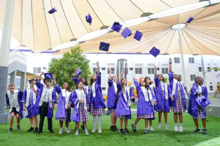 a group of graduates celebrating