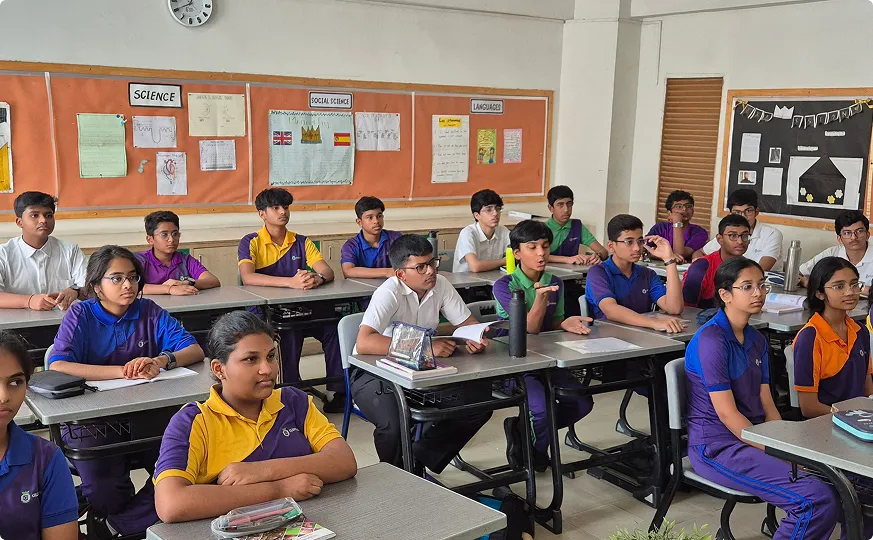 Technology-enabled classrooms designed for interactive and engaging lessons.
